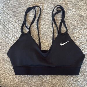 Nike Light Support Yoga Sports Bra in Black